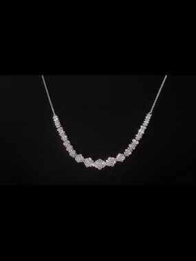Diamond Cluster Necklace